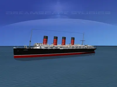 RMS Lusitania 3D model