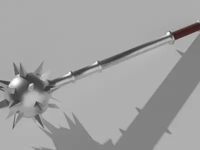 Morning Star Low-poly 3D model