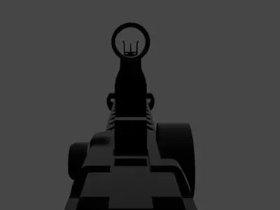 HK MP7 Low-poly 3D model