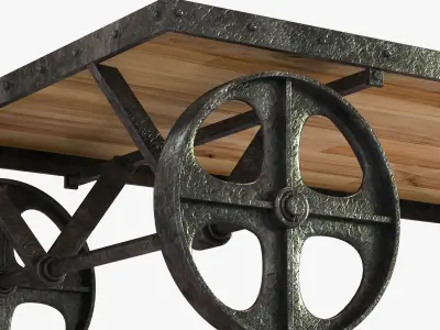 go home transfer cart 3D model