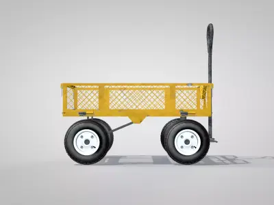 Cargo Cart Mesh 3D model