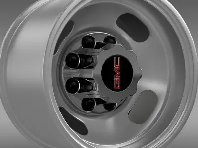 GMC Sierra 3500HD 2008 2 rim 3D model