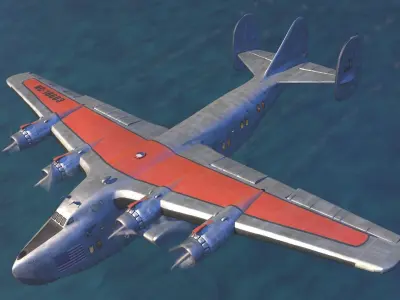 Yankee Clipper Flying Boat 3D model