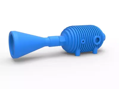Turbonique thrust engine Scale 1 to 25 3D print model