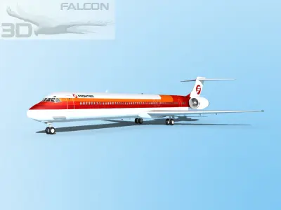 Falcon3D MD-80 Frontier 3D model