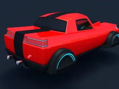 Hover car concept 3d Model 3D model