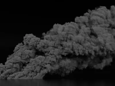 Rising Smoke 3D model