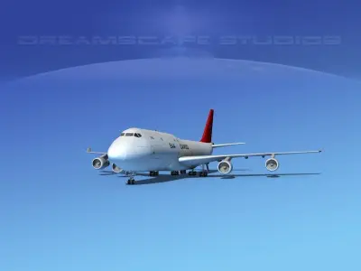 Boeing 747-8I South African Cargo 3D model