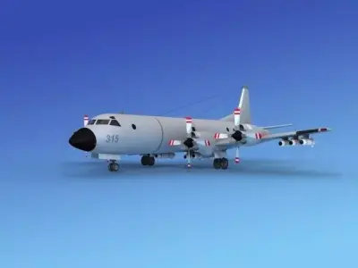 Lockheed P-3 Orion US Navy 7 3D model