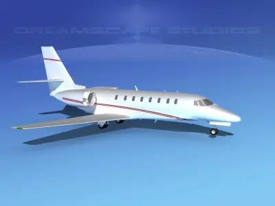 Cessna C680 Citation Soveriegn V10 3D model