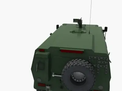 Chinese military vehicle 1 3D model