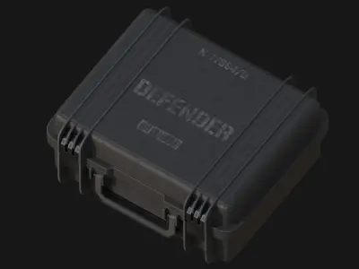 Military Cases Prop Pack Free low-poly 3D model