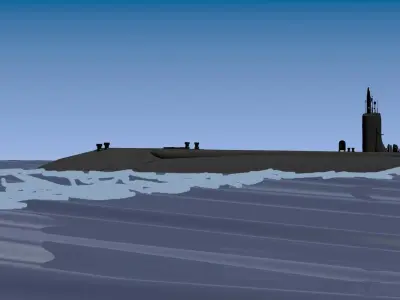 Virginia Class  sub model 3D model