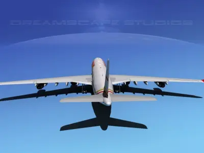 Airbus A340-600 Canada 3000 3D model