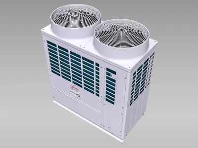 20hp Toshiba Carrier VRF Heat Recovery Outdoor Unit Low-poly 3D model