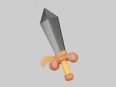Sword 3D Illustration 3D model order