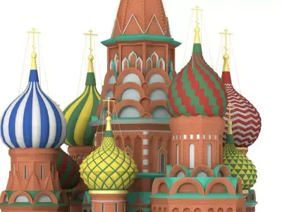 Saint Basils Cathedral Moscow 3D model