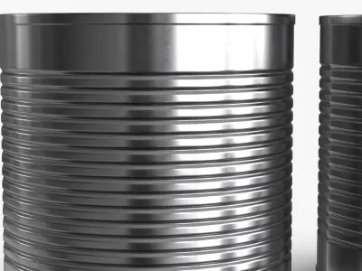 Tin Can v4 Low-poly 3D model