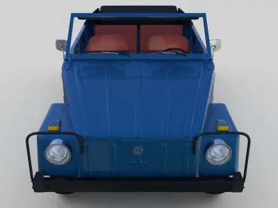 VW 181 Thing with interior 3D model