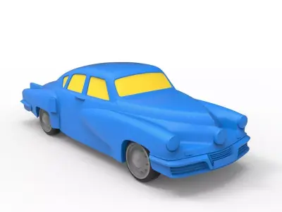 Tucker 48 1948 Classic Car 3D print model