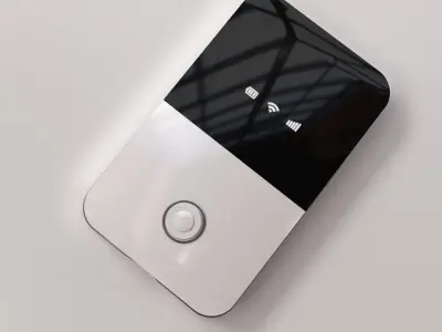 Portable Wifi Router 3D model