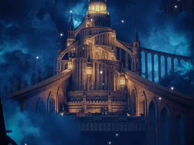 Nebula Castle 3D model