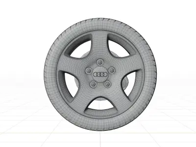 Audi A8 D2 1999 Wheel 3D model