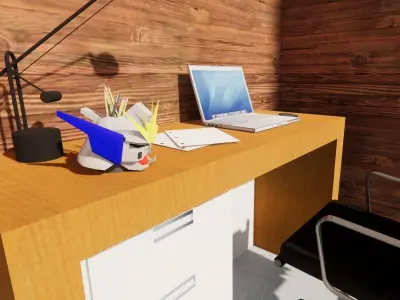 GUNDAM PENCIL HOLDER 3D model