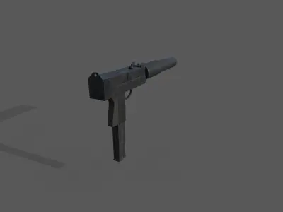 Mac-10 Free low-poly 3D model