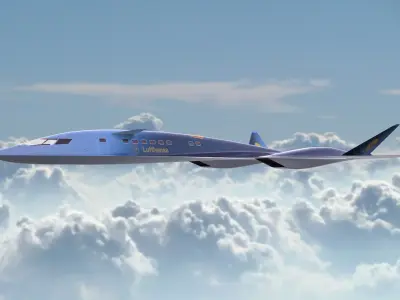 Aqsst MK2 Supersonic business jet Free 3D model