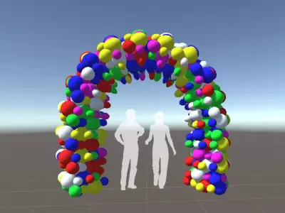 balloon gate 3D model