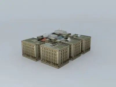 ANZAC Square Buildings Free 3D model