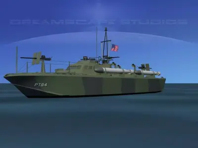 Patrol Torpedo Boat PT84 3D model