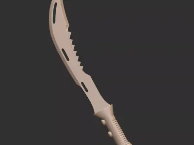 Lost Predator Axe 3D print model