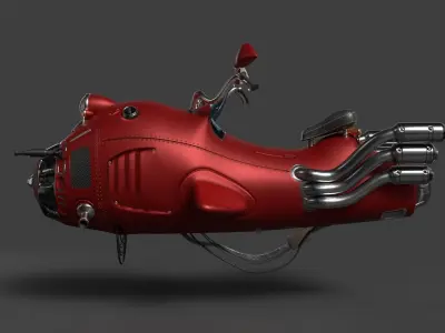 MWhaleBike motorcycle 3D model