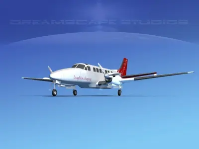 Beechcraft B99 Laughlin Charter 3D model