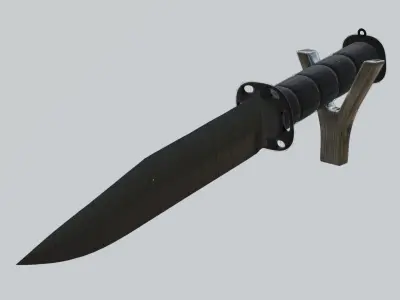 Knife M9 Black 3D model