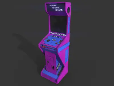 Game Machine Low-poly 3D model