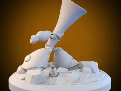 HERO LANDING POSE 3D print model