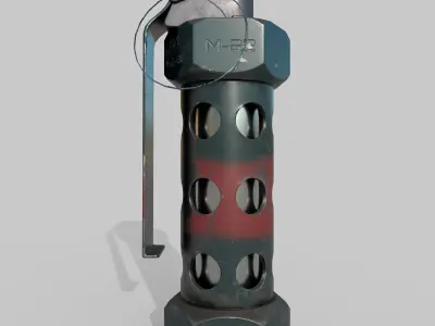 Grenade M 84 Low-poly 3D model
