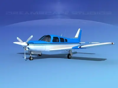 Piper Turbo Arrow 240 V16 3D model