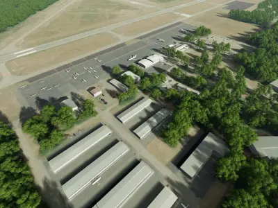 Marthas Vineyard Airport 3D model