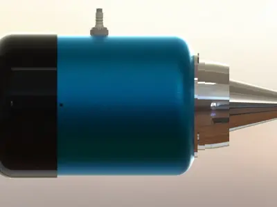 TurboJet Engine 3D model