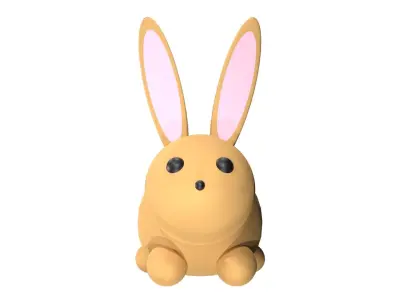 Easter Rabbit 3d model 3D model