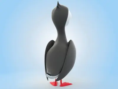 Puffin Bird 3D model