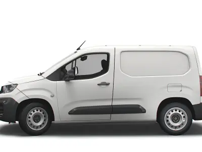 Peugeot Partner Van SWB 2021 3D model