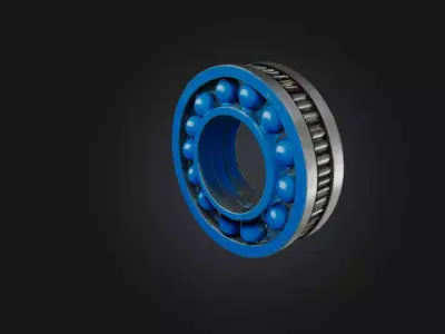 Bearing Low-poly 3D model