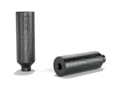 Banish 9k Suppressor Low-poly 3D model