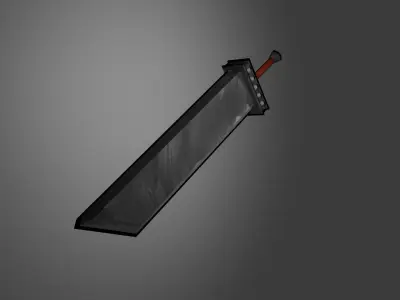 Stylized Painterly Long Sword Pack Low-poly 3D model