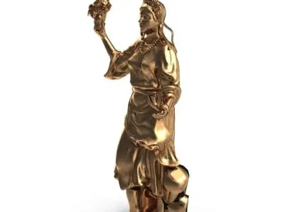 Ukraine Statue 3D model